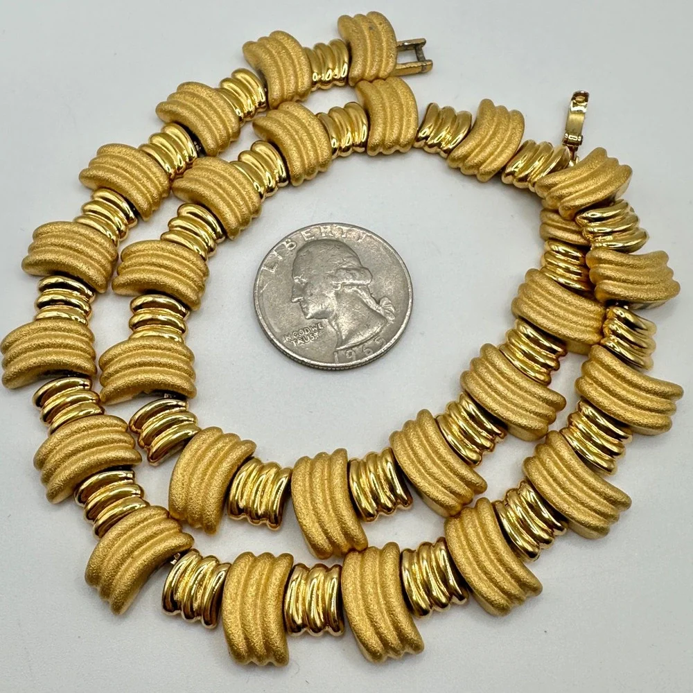 Monet gold tone